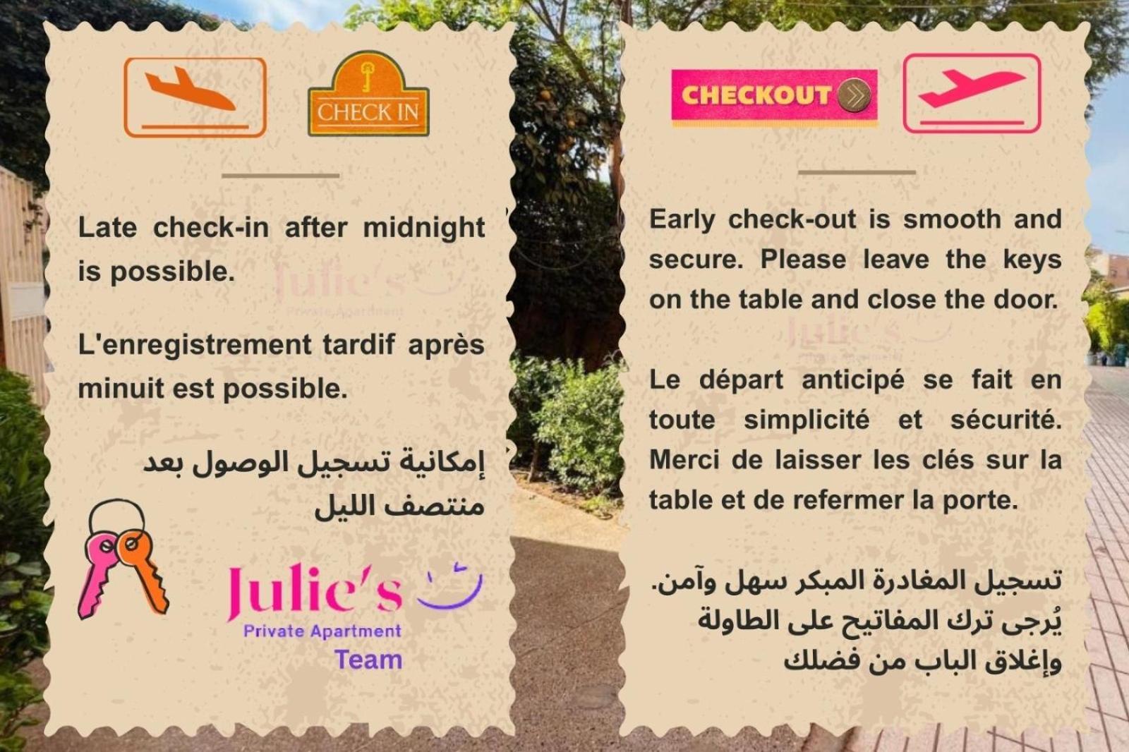 Julie Airport Marrakech Apartments Marrakesz Zewnętrze zdjęcie